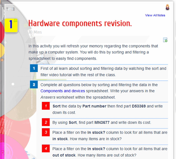 Questions example